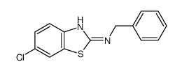 N-Benzyl-6-chloro-1,3-benzothiazol-2-amine Structure