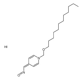 [1-(dodecoxymethyl)pyridin-4-ylidene]methyl-oxoazanium,iodide Structure