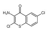 3-amino-2,6-dichlorothiochromen-4-one Structure