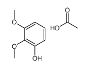 acetic acid,2,3-dimethoxyphenol结构式