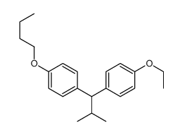 1-butoxy-4-[1-(4-ethoxyphenyl)-2-methylpropyl]benzene Structure