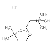 Ethanaminium,2,2'-oxybis[N,N,N-trimethyl-, chloride (1:2) Structure