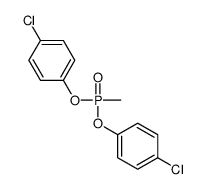 1-chloro-4-[(4-chlorophenoxy)-methylphosphoryl]oxybenzene Structure