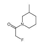 3-Pipecoline, 1-(fluoroacetyl)- (7CI,8CI) Structure