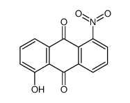 1-hydroxy-5-nitroanthracene-9,10-dione结构式