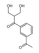 1-(3-acetylphenyl)-3-hydroxy-2-(hydroxymethyl)propan-1-one Structure