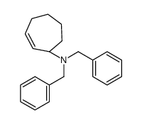 (1S)-N,N-dibenzylcyclohept-2-en-1-amine Structure