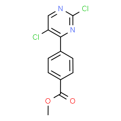 Methyl 4-(2,5-Dichloro-4-pyrimidinyl)benzoate Structure