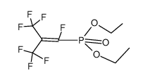 (1,3,3,3-tetrafluoro-2-trifluoromethyl-propenyl)-phosphonic acid diethyl ester Structure