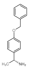 Benzenemethanamine,a-methyl-4-(phenylmethoxy)-, (aR) Structure