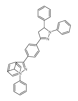 1H-Pyrazole,3,3'-(1,4-phenylene)bis[4,5-dihydro-1,5-diphenyl- picture