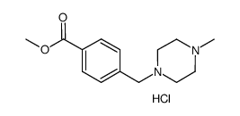 4-(4-methylpiperazin-1-ylmethyl)benzoic acid methyl ester hydrochloride Structure