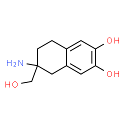 2,3-Naphthalenediol,6-amino-5,6,7,8-tetrahydro-6-(hydroxymethyl)-(9CI)结构式