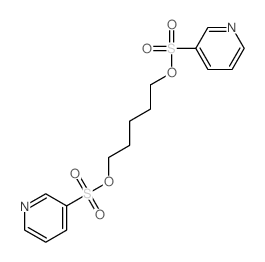 3-Pyridinesulfonicacid, 1,5-pentanediyl ester (9CI) Structure