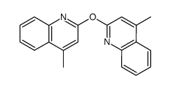 di(4-methyl-2-quinolyl)ether Structure