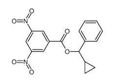 3,5-Dinitro-benzoic acid cyclopropyl-phenyl-methyl ester结构式