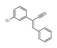 (Z)-2-(3-bromophenyl)-3-phenyl-prop-2-enenitrile picture