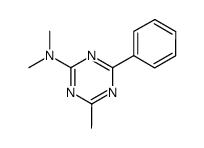 N,N,4-trimethyl-6-phenyl-1,3,5-triazin-2-amine Structure