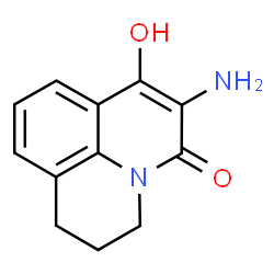 1H,5H-Benzo[ij]quinolizin-5-one, 6-amino-2,3-dihydro-7-hydroxy- (9CI) Structure