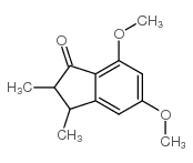 5,7-DIMETHOXY-2,3-DIMETHYL-INDAN-1-ONE Structure