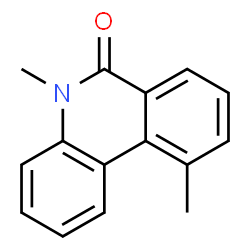 6(5H)-Phenanthridinone,5,10-dimethyl-(9CI) Structure