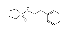 N-(2-phenylethyl)-P,P-diethylphosphinamide Structure