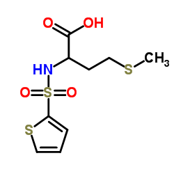 N-(2-Thienylsulfonyl)methionine Structure