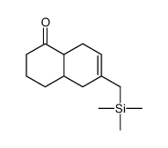 6-Trimethylsilylmethyl-3,4,4a,5,8,8a-hexahydro-1(2H)-naphthalenone结构式