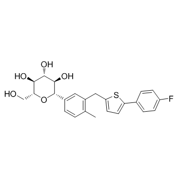 Canagliflozin Structure