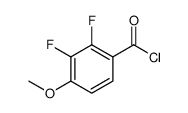 2,3-DIFLUORO-4-METHOXYBENZOYL CHLORIDE Structure