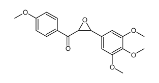 (4-methoxyphenyl)-[3-(3,4,5-trimethoxyphenyl)oxiran-2-yl]methanone Structure