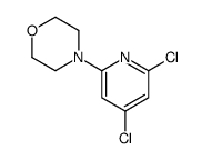 4-(4,6-二氯-吡啶-2-基)吗啉结构式