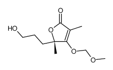 (S)-5-(3-hydroxypropyl)-4-(methoxymethoxy)-3,5-dimethylfuran-2(5H)-one Structure