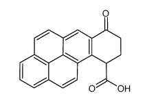 7-oxo-9,10-dihydro-8H-benzo[a]pyrene-10-carboxylic acid Structure