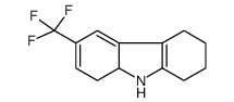 6-(trifluoromethyl)-2,3,4,8,8a,9-hexahydro-1H-carbazole结构式