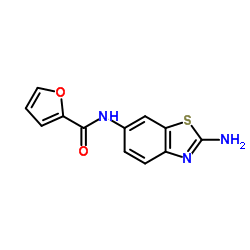 N-(2-Amino-1,3-benzothiazol-6-yl)-2-furamide结构式