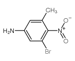 5-AMINO1-BROMO-3-METHYL-2-NITROBENZENE structure