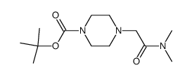 tert-butyl 4-[(dimethylcarbamoyl)methyl]piperazine-1-carboxylate Structure