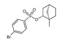 4-Bromo-benzenesulfonic acid (1R,2R,4S)-1-methyl-bicyclo[2.2.1]hept-2-yl ester Structure