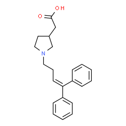 1-(4,4-Diphenyl-3-butenyl)pyrrolidine-3-acetic acid picture