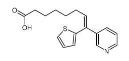 8-pyridin-3-yl-8-thiophen-2-yloct-7-enoic acid结构式