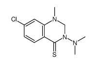 7-Chloro-3-dimethylamino-1-methyl-2,3-dihydro-1H-quinazoline-4-thione结构式