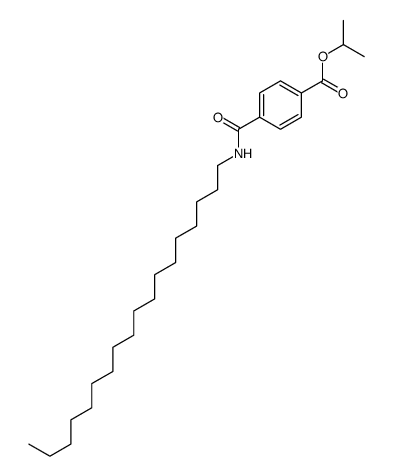 propan-2-yl 4-(octadecylcarbamoyl)benzoate Structure