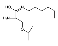 (2S)-2-amino-N-hexyl-3-[(2-methylpropan-2-yl)oxy]propanamide Structure