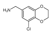 1,4-Benzodioxin-6-methanamine, 8-chloro-2,3-dihydro Structure