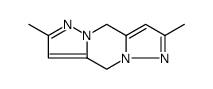 4H,9H-Dipyrazolo[1,5-a:1,5-d]pyrazine,2,7-dimethyl-(9CI) structure