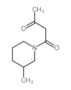 1-(3-methyl-1-piperidyl)butane-1,3-dione structure