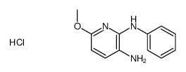 6-methoxy-N2-phenylpyridine-2,3-diamine monohydrochloride结构式