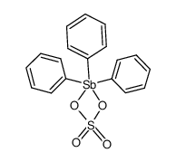 triphenylantimony sulfate Structure