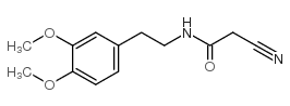 2-cyano-N-[2-(3,4-dimethoxyphenyl)ethyl]acetamide结构式